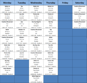 schedule tuition