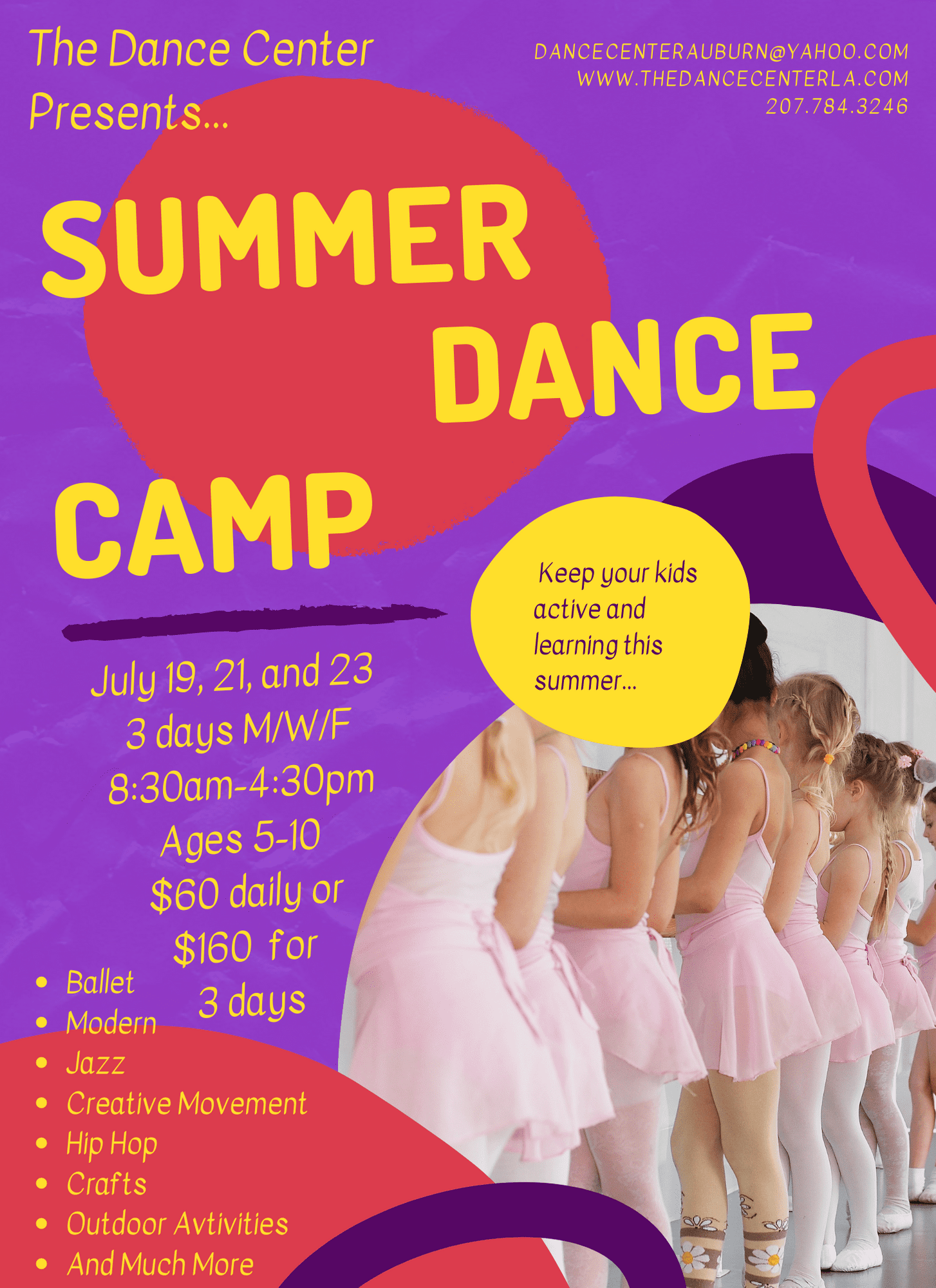 Summer Dance Camp The Dance Center
